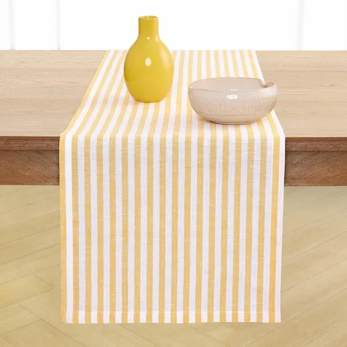 Miniatura 19 de Solino Home Camino de mesa de lino de 36 pulgadas – Amalfi Stripe 100% lino puro, camino de mesa azul marino y blanco, 14 x 36 pulgadas, ideal