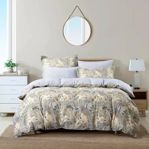 Miniatura 16 de Swanson Beddings Juego de ropa de cama de 2 piezas 100% algodón floral rosado: funda nórdica y una funda de almohada (individual)