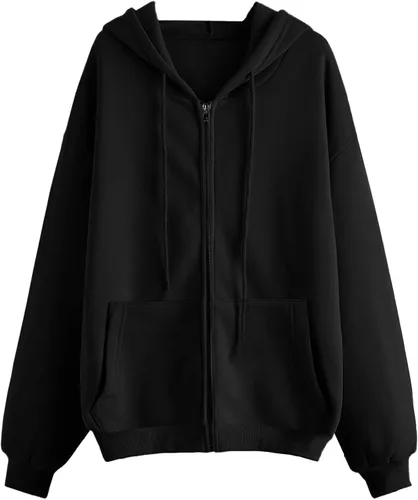 Miniatura 4 de Lingbing Sudaderas ligeras con capucha para mujer, sudaderas Y2K con capucha para mujer, sudaderas casuales de manga larga, chaquetas con bolsillos