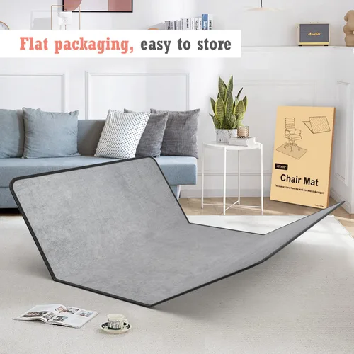Miniatura 5 de Tapete de silla de oficina resistente para alfombra y piso de madera dura, tapete bohemio para silla de escritorio, alfombra de 36 x 48 pulgadas
