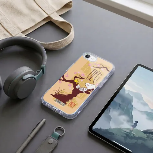 Miniatura 429 de Carcasa de gel para iPhone 7 Plus/iPhone 8 Plus, diseño de Snoopy Oriental de Peanuts, Badges