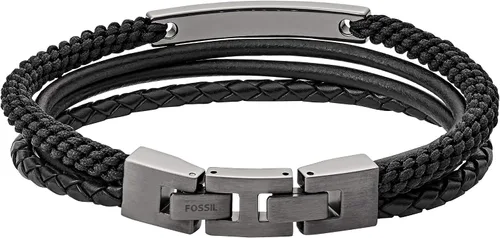 Miniatura 2 de Fossil - Pulsera de identificación de acero inoxidable chapado para hombre de regalo personalizada grabable