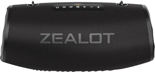 Miniatura 4 de ZEALOT Altavoz Bluetooth portátil de 80 W RMS (pico de 100 W), sonido estéreo con graves profundos, IPX6 impermeable, luz LED, Bluetooth 5.2