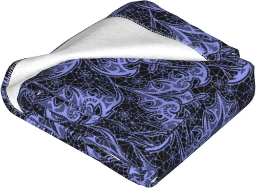 Miniatura 4 de Manta de microforro polar ultra suave con patrón de murciélago para cama, sofá y sofá, gruesa 50 x 40 pulgadas