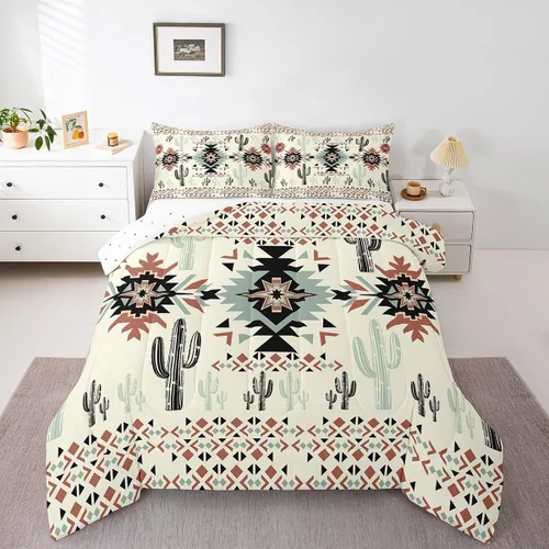 Miniatura 24 de Feelyou Juego de ropa de cama de vaca de las Highland para niños, edredón de ganado con girasol para niñas, adolescentes, juego de edredón