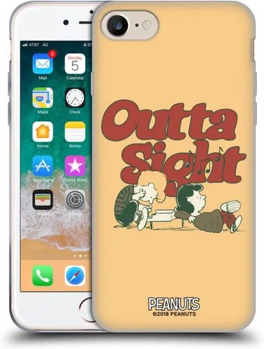Miniatura 106 de Head Case Designs Funda de gel Woodstock 50th con licencia oficial de Peanuts Snoopy Guitar 1969 [protección de grado militar] compatible con Apple