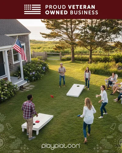 Miniatura 2 de Play Platoon Bolsas de Cornhole Resistentes a la Intemperie - Juego de 8 Bolsas de Frijoles Reglamentarias para Lanzar - Tamaño y Peso Profesional