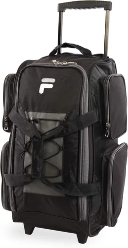 Miniatura 2 de Fila Bolsa de lona ligera de 22" con ruedas, Negro -, Bolsa de lona ligera de 22" con ruedas
