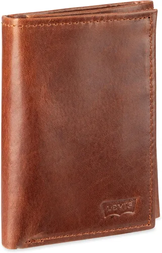 Miniatura 38 de Levi's Billetera triple para hombre, elegante y delgada, incluye ventana de identificación y tarjetero de crédito