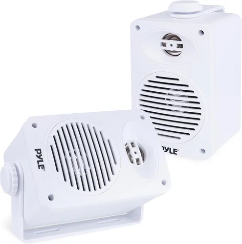 Miniatura 10 de Pyle Par de altavoces para interiores y exteriores – Sistema de altavoces de rango completo de 2 vías de 200 vatios a prueba de agua dual de 3.5