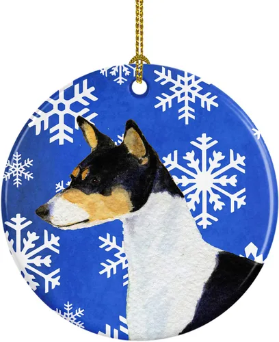 Miniatura 99 de Caroline's Treasures Cavalier Spaniel - Adorno de cerámica para colgar en el árbol de Navidad, para el hogar, Navidad, fiestas, regalo, 3 pulgadas
