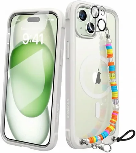 Miniatura 44 de Diaclara - Funda compatible con iPhone 11, carcasa resistente de cuerpo completo con protector de pantalla integrado sensible al tacto y Transparente