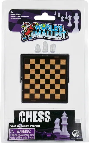 Miniatura 2 de Ajedrez más pequeño del mundo, multicolor, para 2 jugadores