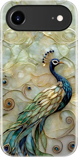 Miniatura 108 de LUHOURI Funda para iPhone 12 Mini, compatible con carga inalámbrica, doble capa, interior de silicona suave + carcasa exterior dura, bonito diseño
