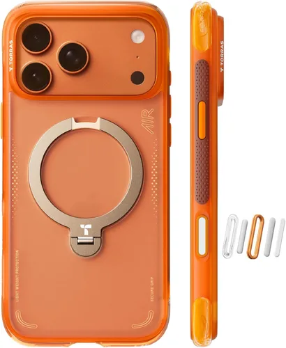 Miniatura 32 de TORRAS Ostand Q3 Air - Funda para iPhone 17 Pro Max con soporte magnético de 360°, compatible con MagSafe, probado contra caídas de grado militar