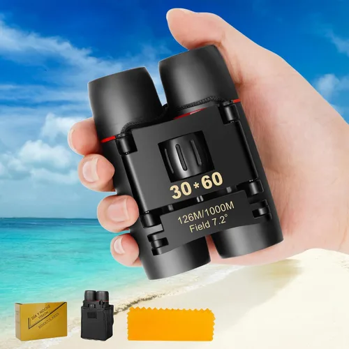 Miniatura 8 de Binoculares compactos para adultos y niños, binoculares HD mini portátiles para exteriores, niños, ligeros y plegables de bolsillo para observación