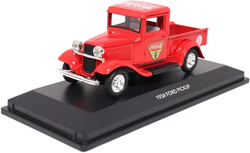 Miniatura 2 de Motor city classics Coca-Cola Diecast coleccionable 1934 Ford Pick-Up 'Refresh Your Guests' 1:43 Modelo a escala fundida a presión 443031