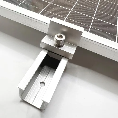 Miniatura 7 de Soportes de montaje en panel solar, soportes Z de aluminio ligero de 4.7 in, para soporte de panel solar, placa trapezoidal, montaje en techo plano
