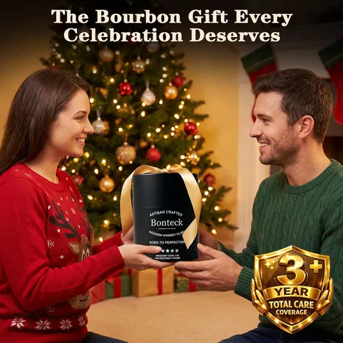 Miniatura 7 de Bonteck Vaso grande de madera carbonizada original de Bourbon Vaso de whisky de madera carbonizada de 14 onzas Regalos de bourbon para hombres
