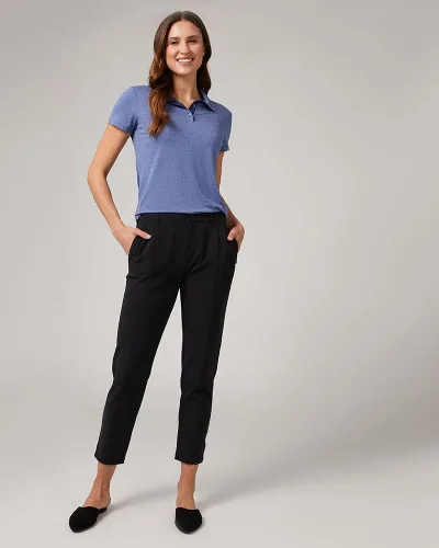 Miniatura 2 de 32 Degrees Polo ajustado para mujer, absorbe la humedad, elástico en 4 direcciones, ajuste de forma, golf, tenis