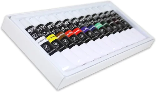 Miniatura 3 de Sargent Art 23-0601 Tube Oil Colors - Juego de pintura de primera calidad, 0.40 onzas líquidas (paquete de 1), 12