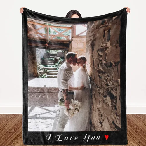 Miniatura 6 de DITKST - Mantas personalizadas con fotos y texto, collage hechas en Estados Unidos, mantas personalizadas con fotos, regalos de cumpleaños, Navidad