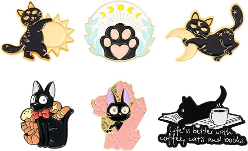 Lindo juego de pines esmaltados de animales, pines esmaltados para mochilas, lindos pines para chaquetas, juego de pines esmaltados para bolsas de