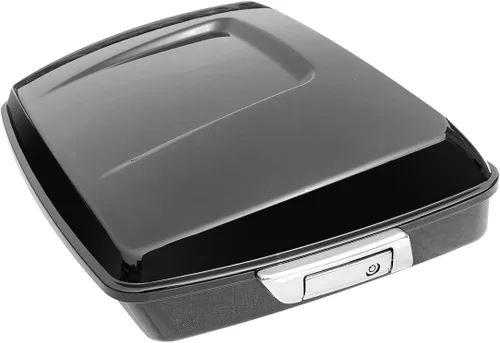 Miniatura 13 de XFMT-moto-part 5.5 "Gunship Gris Razor Maleta Maleta Maleta W/Lpestillos Para Harley Touring Road King Electra Street Glide 2014-Más tarde
