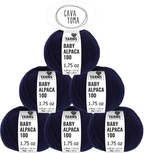 Lana 100% de alpaca bebé disponible en más de 35 colores y de Categoría Ligera de 10.58 onzas (300g) o Abultada de 6 x 1.76 onzas (50g) - Lana suave