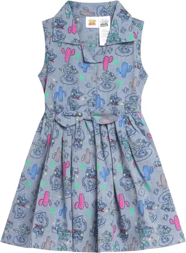 Miniatura 20 de Disney Vestido de falda con carril floral chambray para recién nacido hasta niños grandes (0-3 meses - 14-16)