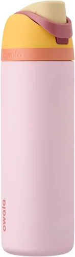 Miniatura 52 de Owala FreeSip - Botella de agua aislada de acero inoxidable con popote, botella de agua deportiva sin BPA, ideal para viajes, 32 onzas, verde putting