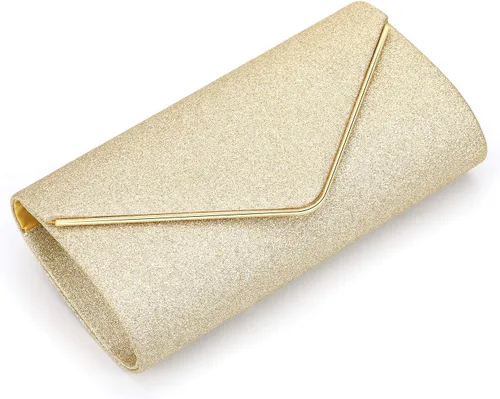 Miniatura 5 de ZIUMUDY Bolsos de noche con purpurina para mujer, para boda, fiesta, bolso