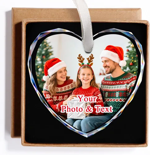 Miniatura 11 de Adornos con nombre de letra para árbol de Navidad, adornos de Navidad personalizados 2025, adornos de nombre inicial personalizados, decoraciones