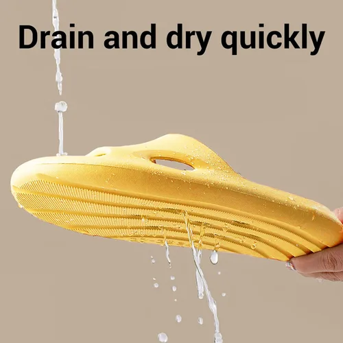 Miniatura 3 de Newbuty Zapatos de ducha para hombre, sandalias de baño antideslizantes para dormitorio universitario, artículos esenciales para la ducha, sandalias