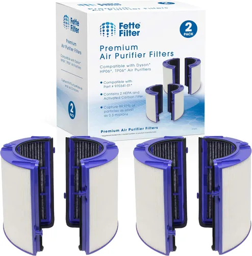 Miniatura 8 de Fette Filter - 2 filtros Premium Combi 360 Glass True Hepa Compatible con Dyson Pure Air Purfier Modelo PH01 PH02 PH03 PH3A PH04 TP06 HP06 TP07 HP07