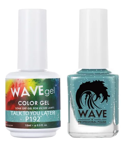 Miniatura 183 de WAVEGEL - Juego dúo de gel y esmalte de uñas a juego - Colección Simplicity - #P109 Blizzard I 0.5 onzas