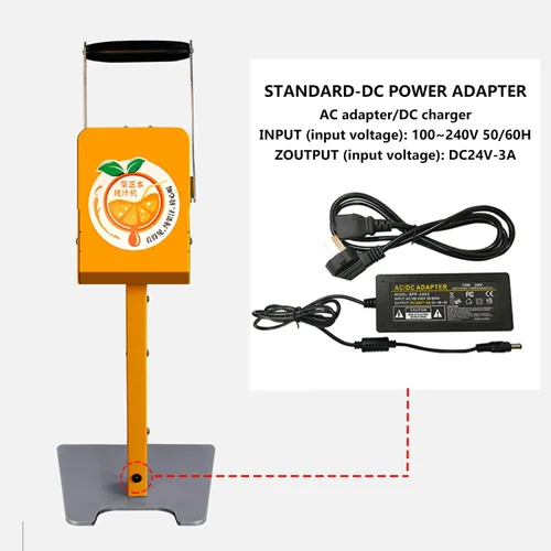 Miniatura 2 de Exprimidor eléctrico de naranja, exprimidor de limón, máquina extractora de licuadora de frutas, con cabeza de cuchillo y descorazonador