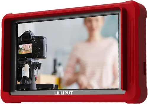 Miniatura 9 de Lilliput Monitor de cámara FS5 5.4 pulgadas 60HZ 4K HDMI 2.0 3G 3D-LUT SDI Video Assist 1920 * 1200 Full HD con funda de silicona