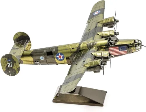 Miniatura 4 de Fascinations Metal Earth B-24 Liberator 3D Kit de modelo de metal