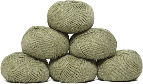 Miniatura 70 de 100% Hilo de Lana de Alpaca Bebé (Juego de 3 Madejas, 150 Gramos) Peso DK - Hecho en Perú - Celestialmente Suave y Perfecto para Tejer y Ganchillo
