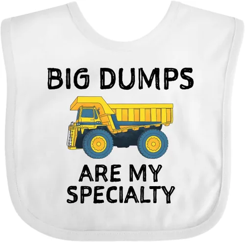 Miniatura 15 de inktastic Big Dumps Are My Specialty - Divertido y lindo babero para bebé