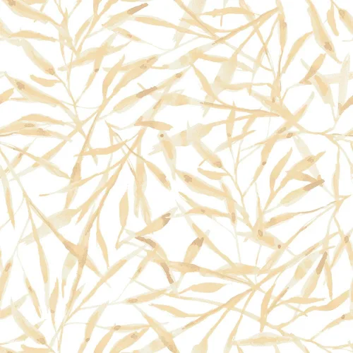 Tempaper Papel tapiz extraíble de hojas de acuarela de trigo y miel, 20.5 x 16.5 pies, fabricado en los Estados Unidos
