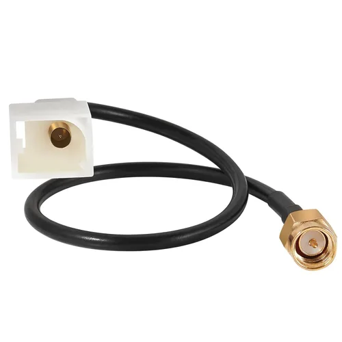 Anina Adaptador de antena de navegación GPS para automóvil SMA macho para Toyota Lexus Corolla Tacoma Tundra HFC-III, cable conector coaxial de