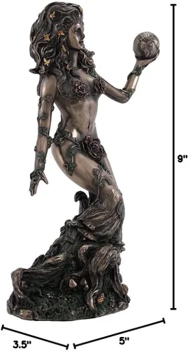 Miniatura 3 de Pacific Giftware Estatua de Gaia de la Diosa Madre de la Tierra Bronce