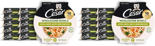 Miniatura 17 de Cesar Wholesome Bowls - Comida húmeda para perros adultos, carne de res, pollo, patatas moradas y zanahorias, comida húmeda para perros, 3 oz. por