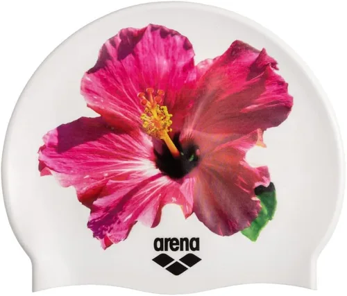 Miniatura 37 de Arena Gorra de natación de silicona elástica unisex HD para adultos, equipo de natación suave y elástico para piscina