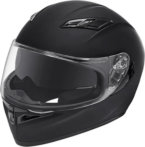 Miniatura 7 de Cascos de motocicleta de cara completa para adultos, doble visión, moto de calle, carreras, motocicleta ADV, ciclomotor, casco para hombres y Negro