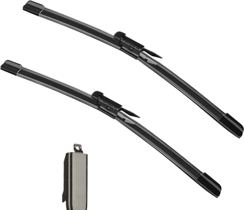 Miniatura 7 de Juego de 3 limpiaparabrisas de 24 + 17 pulgadas con limpiaparabrisas trasero de 12 pulgadas de repuesto para Toyota Rav4 2006-2012, calidad original