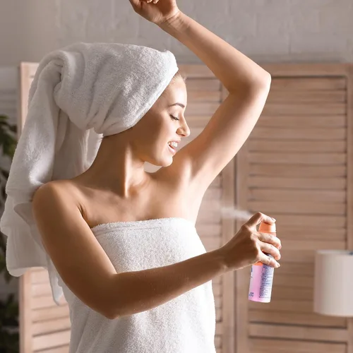 Miniatura 7 de Dry Idea Desodorante y antitranspirante en aerosol seco sin fragancia para mujeres, hipoalergénico para pieles sensibles, protección contra el sudor