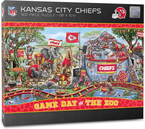Miniatura 13 de YouTheFan - Rompecabezas NFL Game Day at The Zoo, 500 piezas